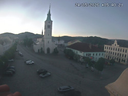 Náměstí, koste sv. Markéty