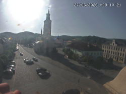 Náměstí, koste sv. Markéty