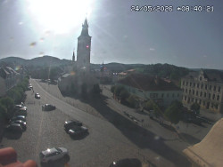 Náměstí, koste sv. Markéty