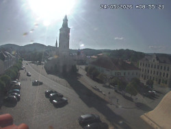 Náměstí, koste sv. Markéty