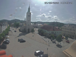 Náměstí, koste sv. Markéty