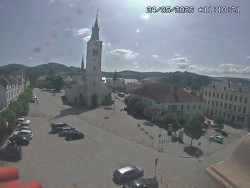 Náměstí, koste sv. Markéty