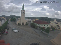 Náměstí, koste sv. Markéty