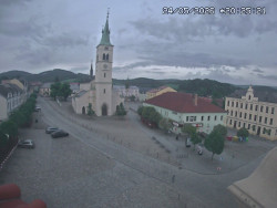 Náměstí, koste sv. Markéty