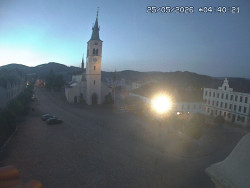 Náměstí, koste sv. Markéty
