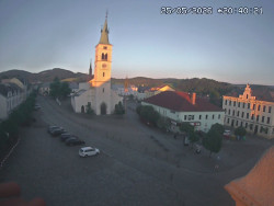 Náměstí, koste sv. Markéty