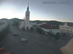 Náměstí, koste sv. Markéty