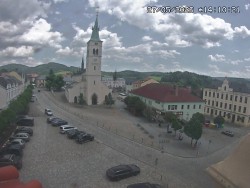 Náměstí, koste sv. Markéty