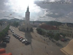 Náměstí, koste sv. Markéty