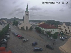 Náměstí, koste sv. Markéty
