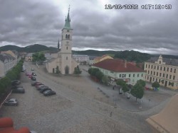 Náměstí, koste sv. Markéty