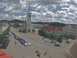 Náměstí, koste sv. Markéty