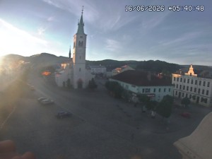 Město Kašperské Hory - Náměstí, koste sv. Markéty - 16.6.2026 v 05:45 Město Kašperské Hory - Náměstí, koste sv. Markéty - 16.6.2026 v 05:45