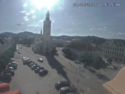Náměstí, koste sv. Markéty