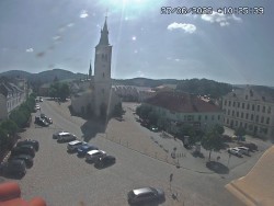 Náměstí, koste sv. Markéty