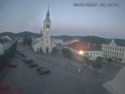 Náměstí, koste sv. Markéty
