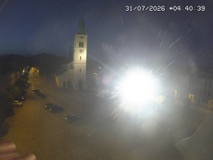 Město Kašperské Hory - Náměstí, koste sv. Markéty - 31.7.2026 v 04:45 Město Kašperské Hory - Náměstí, koste sv. Markéty - 31.7.2026 v 04:45