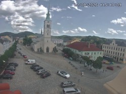 Náměstí, koste sv. Markéty