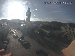 Náměstí, koste sv. Markéty