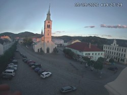 Náměstí, koste sv. Markéty
