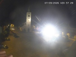 Náměstí, koste sv. Markéty