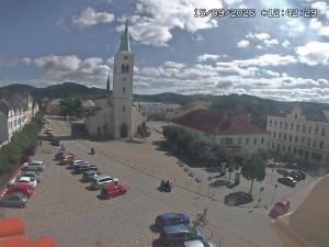 Kašperské Hory Town - Square, Church of St. Margaret - 15.9.2026 v 12:45