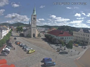 Kašperské Hory Town - Square, Church of St. Margaret - 15.9.2026 v 13:45