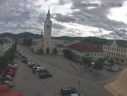 Náměstí, koste sv. Markéty