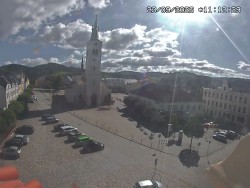 Náměstí, koste sv. Markéty