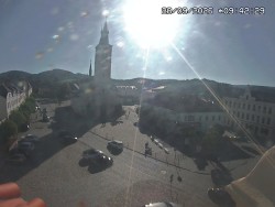Náměstí, koste sv. Markéty