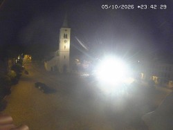 Náměstí, koste sv. Markéty