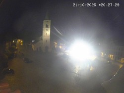 Náměstí, koste sv. Markéty