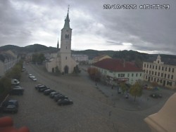 Náměstí, koste sv. Markéty