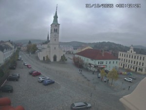 Kašperské Hory Town - Square, Church of St. Margaret - 31.10.2026 v 07:45 Kašperské Hory Town - Square, Church of St. Margaret - 31.10.2026 v 07:45