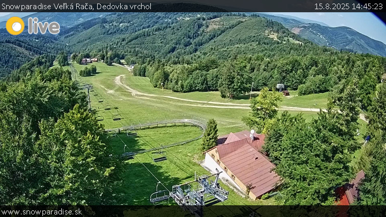 Snowparadise Veľká Rača - Dedovka vrchol - 15.8.2025 v 14:45