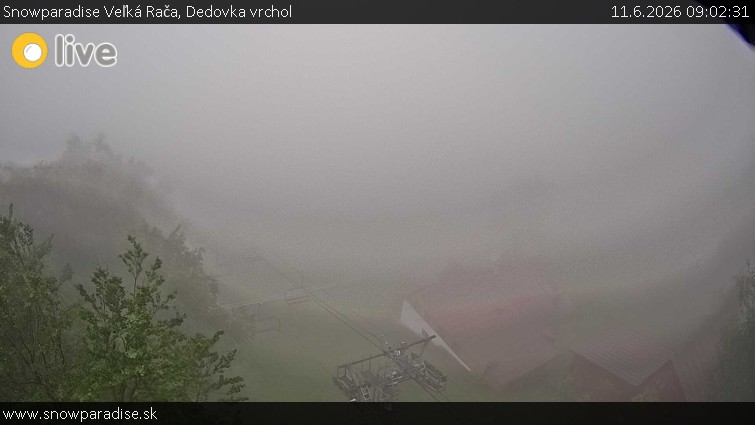 Snowparadise Veľká Rača - Dedovka vrchol - 11.6.2026 v 09:02