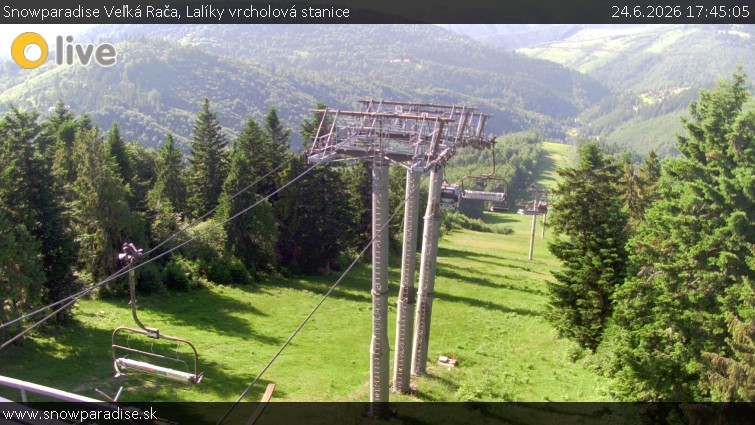 Snowparadise Wielka Racza - Lalíky stacja szczytowa - 24.6.2026 v 17:45