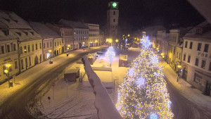 Město Velké Meziříčí - Náměstí, Městská věž - 1.1.2026 v 03:46