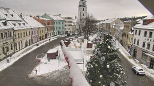 Město Velké Meziříčí - Náměstí, Městská věž - 1.1.2026 v 10:31 Město Velké Meziříčí - Náměstí, Městská věž - 1.1.2026 v 10:31