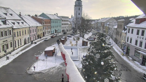 Město Velké Meziříčí - Náměstí, Městská věž - 1.1.2026 v 11:31 Město Velké Meziříčí - Náměstí, Městská věž - 1.1.2026 v 11:31