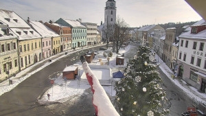 Město Velké Meziříčí - Náměstí, Městská věž - 1.1.2026 v 12:01 Město Velké Meziříčí - Náměstí, Městská věž - 1.1.2026 v 12:01