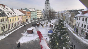 Město Velké Meziříčí - Náměstí, Městská věž - 1.1.2026 v 14:31 Město Velké Meziříčí - Náměstí, Městská věž - 1.1.2026 v 14:31