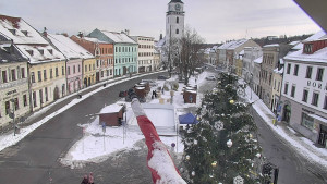 Město Velké Meziříčí - Náměstí, Městská věž - 1.1.2026 v 15:01 Město Velké Meziříčí - Náměstí, Městská věž - 1.1.2026 v 15:01