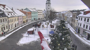 Město Velké Meziříčí - Náměstí, Městská věž - 1.1.2026 v 15:16 Město Velké Meziříčí - Náměstí, Městská věž - 1.1.2026 v 15:16