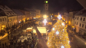 Město Velké Meziříčí - Náměstí, Městská věž - 1.1.2026 v 17:01 Město Velké Meziříčí - Náměstí, Městská věž - 1.1.2026 v 17:01