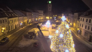 Město Velké Meziříčí - Náměstí, Městská věž - 4.1.2026 v 00:16 Město Velké Meziříčí - Náměstí, Městská věž - 4.1.2026 v 00:16