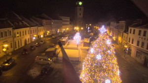 Město Velké Meziříčí - Náměstí, Městská věž - 18.1.2026 v 01:46