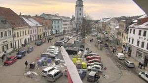 Město Velké Meziříčí - Náměstí, Městská věž - 20.2.2026 v 08:47