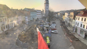 Město Velké Meziříčí - Náměstí, Městská věž - 22.3.2026 v 06:47 Město Velké Meziříčí - Náměstí, Městská věž - 22.3.2026 v 06:47