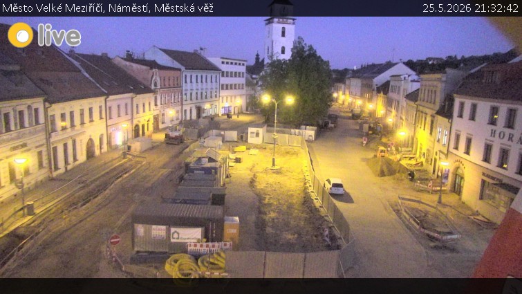 Město Velké Meziříčí - Náměstí, Městská věž - 25.5.2026 v 21:32